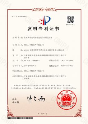 長(zhǎng)距離可變間距揀選緩存的輸送設(shè)備-證書(shū)